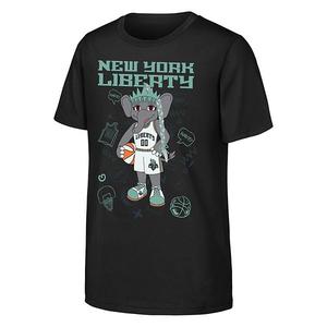 Футболка Youth New York Liberty Iconic Ellie черная Outerstuff