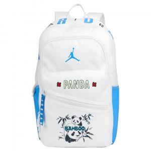 Jordan Полиэстеровый рюкзак с термопереносом сине-белый унисекс, Panda