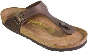 Вьетнамки Birkenstock унисекс-взрослые ThongGizeh Pl V - черные Bf R
