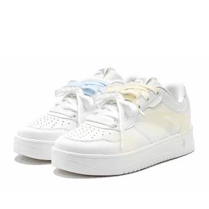 Легкоскользящие, износостойкие, балансирующие низкие кеды для скейтбординга для женщин Anta, синий желтый mismatched