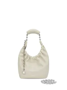 Маленькая сумка на плечо Squeeze с цепочкой Loewe, бежевый