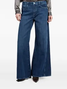 Джинсы Beau с завышенной талией L'Agence, синий