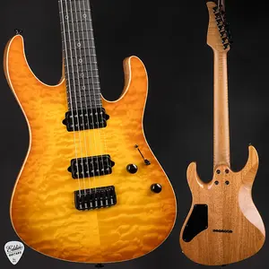 Suhr Modern 7 Quilt Roasted - Медово-янтарный градиент