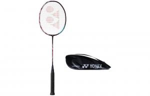 AX 100zz ракетка для бадминтона Full Carbon, наступательного типа, с утяжеленной головкой, жестким стержнем, профессиональная одиночная ракетка YONEX