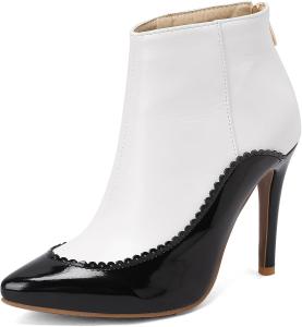 Женские ботильоны с остроконечным носком на шпильке Renessmi, Black 2