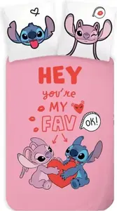 Пододеяльник Lilo en Stitch My Favorite 140 x 200 см - 70 x 90 см - хлопок Javoli