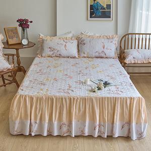 Antarctic Юбка для кровати стеганая 150х200 см, 2 наволочки, цвет Pastoral Floral, 100% хлопок