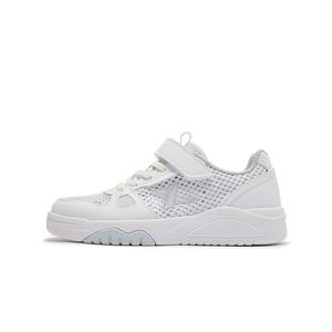 Низкие противоскользящие износостойкие детские кроссовки для скейтбординга XTEP, белый/серый