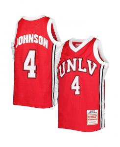Реплика Джерси Big Boys Ларри Джонсона Scarlet Unlv Rebels Swingman Mitchell & Ness, красный