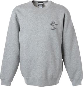 Мужская толстовка с круглым вырезом Thrasher TH94601 / SK8 & DESTROY CREW (с логотипом бренда) Классическая модель, серый