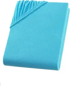 Простыня на резинке 180x200 см - 200x220 см - Бирюзовый цвет - Кровать с водяным матрасом и пружинным блоком, размер Oversize Müskaan