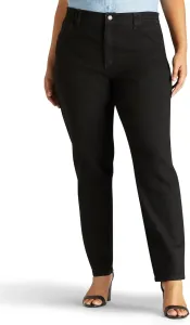 Lee Женские джинсы Plus Size Relaxed Fit с боковой резинкой и сужением