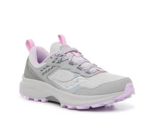 Кроссовки Saucony Excursion TR17 Trail Running Shoe - Women’s, серый/фиолетовый