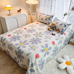 Yalu Простыня 120х210 см, цвет Blueberry, из фланели