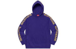 Металлический ребристый худи с капюшоном Supreme, Розово-красный