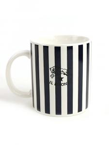 Полосатая кружка с логотипом Il Bisonte