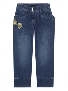 Джинсы с подворотами Givenchy Kids, синий