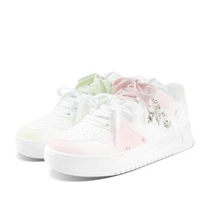 ANTA Свободные, нескользящие, износостойкие, низкие, унисекс, кроссовки для скейтбординга, зеленые, розовые, разные цвета