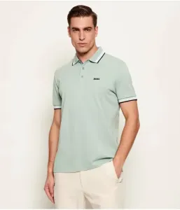 Поло Пэдди regular fit Boss Green, зеленый
