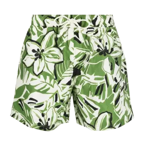 Шорты Palm Angels All Over Banana Leaf Shorts, Green