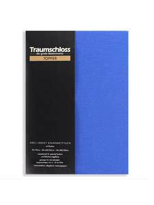 Traumschloss Простыня Topper премиум-класса из трикотажа, королевский синий