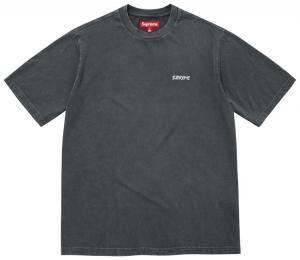 Футболка Supreme с коротким рукавом, выстиранная, черного цвета