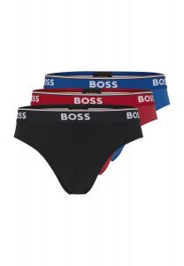 Мужские трусы из хлопка (3 пары) BOSS, цвет Open Miscella