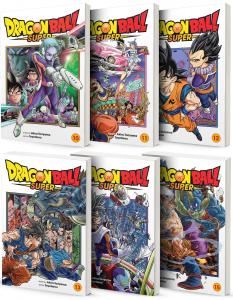 Dragon Ball Super Manga, Vol. 10 -15 Collection 6 book set by Akira Toriyama,Toyotarou (Viz Media)