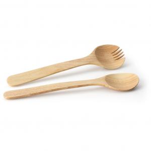 Салатные приборы из резинового дерева Continenta, Holzfarben