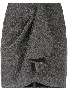 Драпированная юбка мини Bergen MARANT ÉTOILE, серебяный