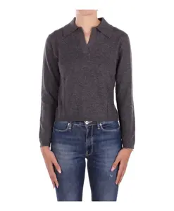 Серый пуловер из стильной смеси кашемира и шерсти. Max Mara, серый