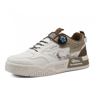 SUPEREDGE Дышащие и износостойкие мужские лоу-топы для скейтбординга бежево-кофейные, цвет Beige Coffee