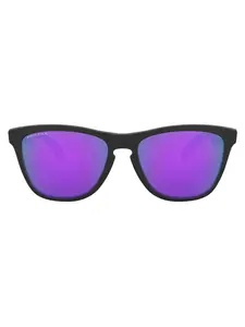 Солнцезащитные очки Frogskins с зеркальными линзами Oakley, черный