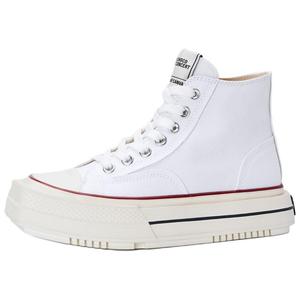 Холщовые кеды унисекс с высоким берцем белого цвета Choco Concert, белый