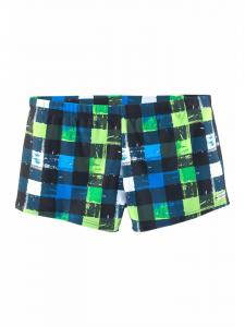 Buffalo Плавки в боксерском стиле, черного и зеленого цвета