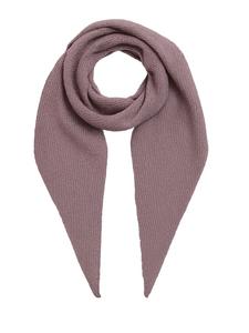 Мягкий вязаный шарф с тонкой текстурой фиолетового цвета. Faera