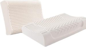 RUIYOR Подушка из натурального латекса с органической наволочкой и съемным чехлом для снятия давления White