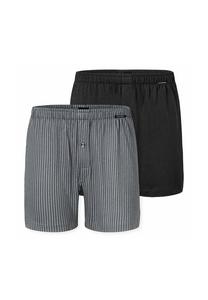Боксерские шорты комплект из 2 пар одинарный трикотаж Schiesser, мультиколор