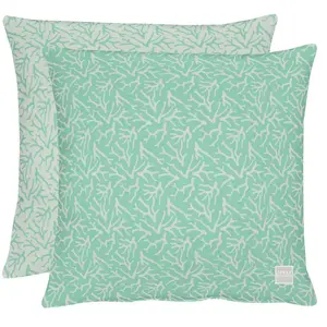 Декоративная подушка 3970 Чехол для двусторонней подушки без наполнителя, 1 шт. Apelt, Türkis/stein + gemustert