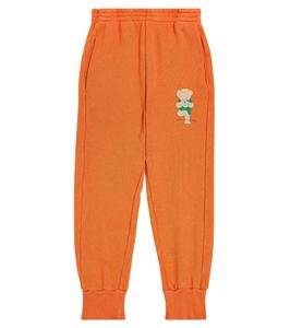 Спортивные брюки panther из хлопкового джерси The Animals Observatory, коричневый