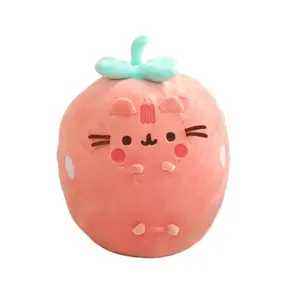 Мягкая игрушка ананас игривый фрукт клубника плюшевая кукла высота 30 см OU DI PIG