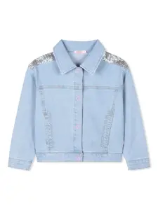 Жакет с пайетками Billieblush, синий