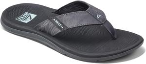 Мужские вьетнамки REEF Santa Ana, поддержка свода стопы, водостойкие, подошва не оставляет следов, Gunmetal/Ocean