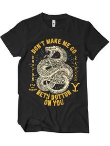 Футболка Beth Dutton Big Tall T-Shirt черного цвета yellowstone