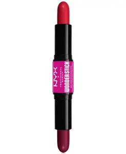 Кремовые румяна-стик Wonder Stick с двумя концами NYX Professional Makeup, коралловый и темно-персиковый
