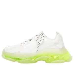 Кроссовки triple s sneaker 'clear sole - white fluo yellow' Balenciaga, белый
