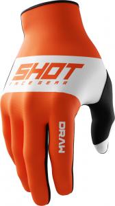 Мотокроссовые перчатки Shot draw sky, Orange