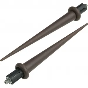 Наконечник карниза Liedeco "наконечник, наконечник концевой кнопки "Esperanca" для стержней 16 мм", (2 шт.), наконечник, концевая кнопка, цвет rostbraun