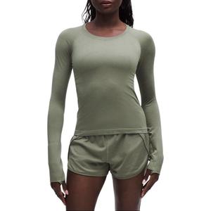 Lululemon Свифтли Тек футболка женская смешанного цвета морская синяя