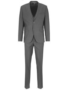Приталенный костюм Steffen Klein, серый